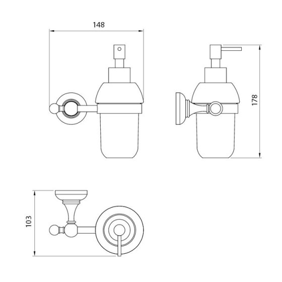 ΕΠΙΤΟΙΧΟΣ ΔΙΑΝΟΜΕΑΣ 125ml PERFORMA VICTORIA  624-ΔΙΑΣΤΑΣΕΙΣ